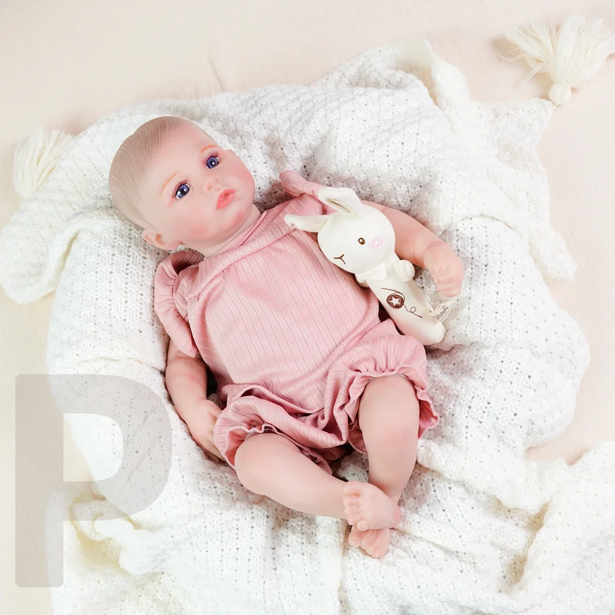 

Realistic Reborn Baby Doll with Fully Vinyl Body Realistic Silicone Reborn Doll Can Pose Dissect Sleep Baby Toys for Newborns