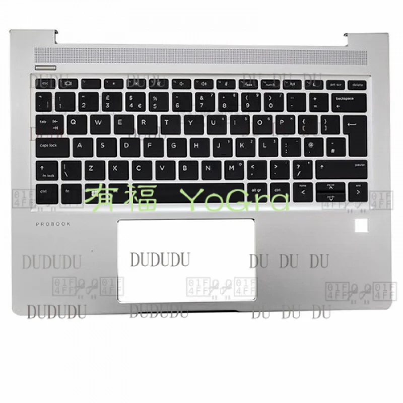 DDD   Palmrest UK with Keyboard Backlit for HP Probook 430 G6 G7 ZHAN 66 13 PRO G2
