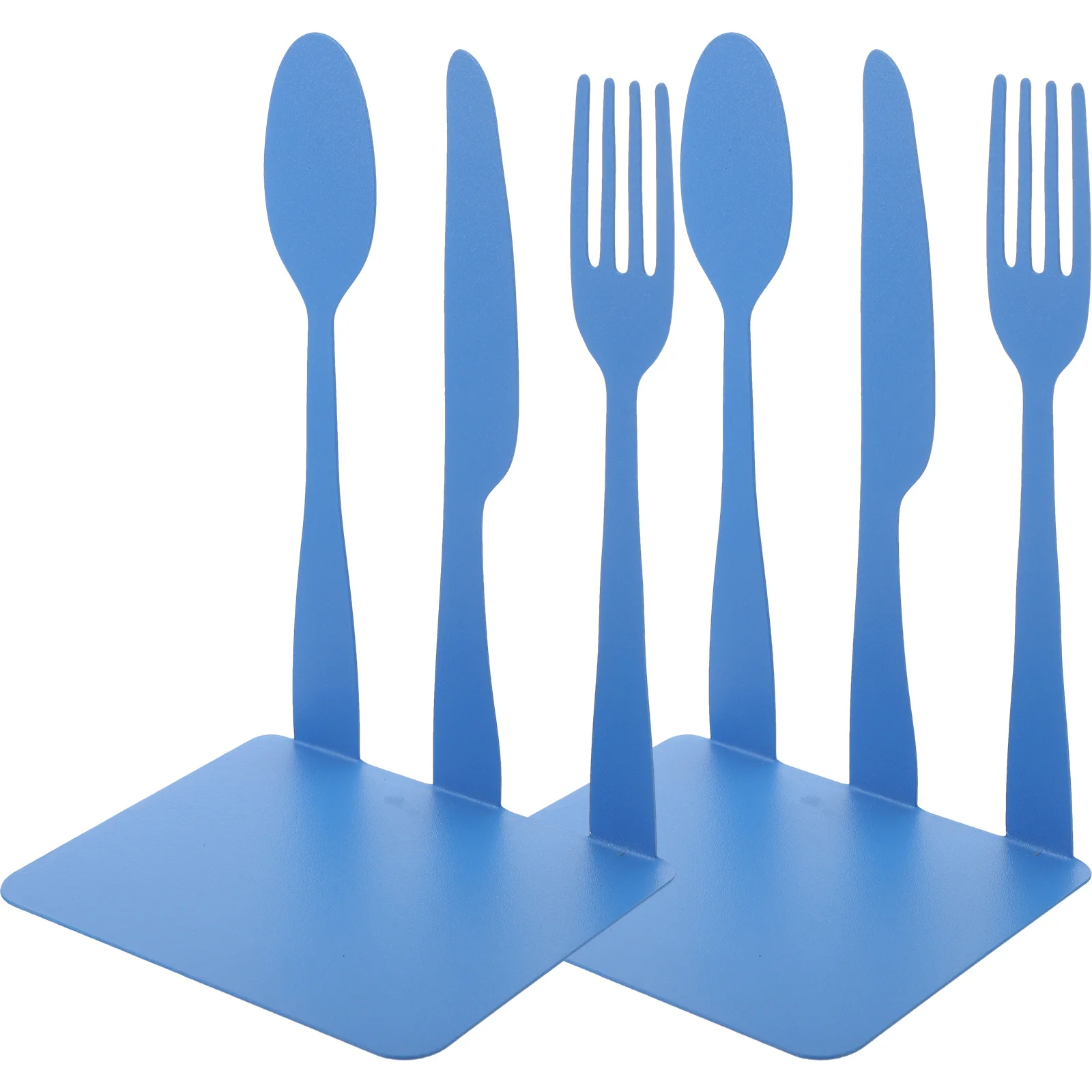 2Pcs Iron Bookends Strong Hold Book Organizers for Desk Shelf Study Room Decorative Metal Book Supports Home Office Use