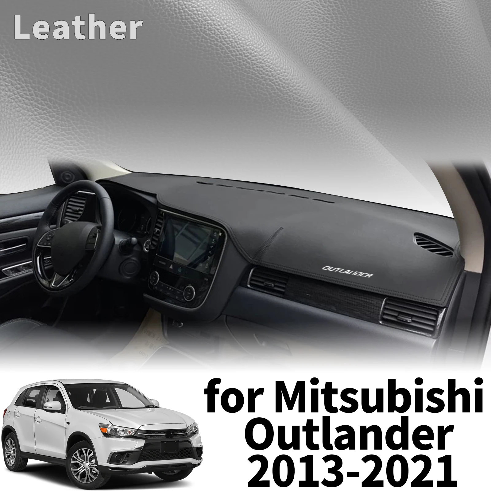 

fit for Mitsubishi Outlander 2013 2014 2015-2021 Dashmat Dashboard Cover Pad Protective Carpet DashMat Sunshade Car Accessories