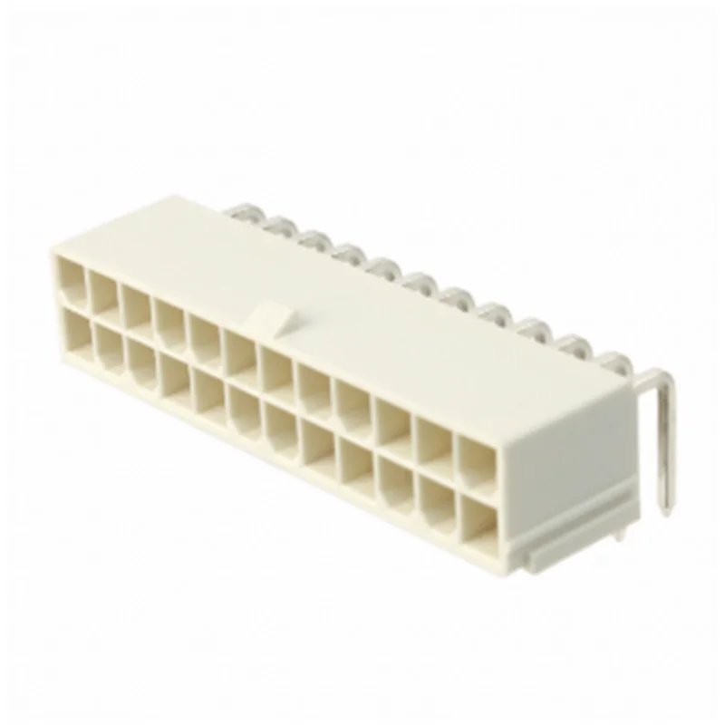 1Pcs/Lot   87427-2402  MOLEX connector Mini-Fit Jr. Header, 4.20mm Pitch, Right-Angle, Nylon, without Flange,24 Circuits, Tin