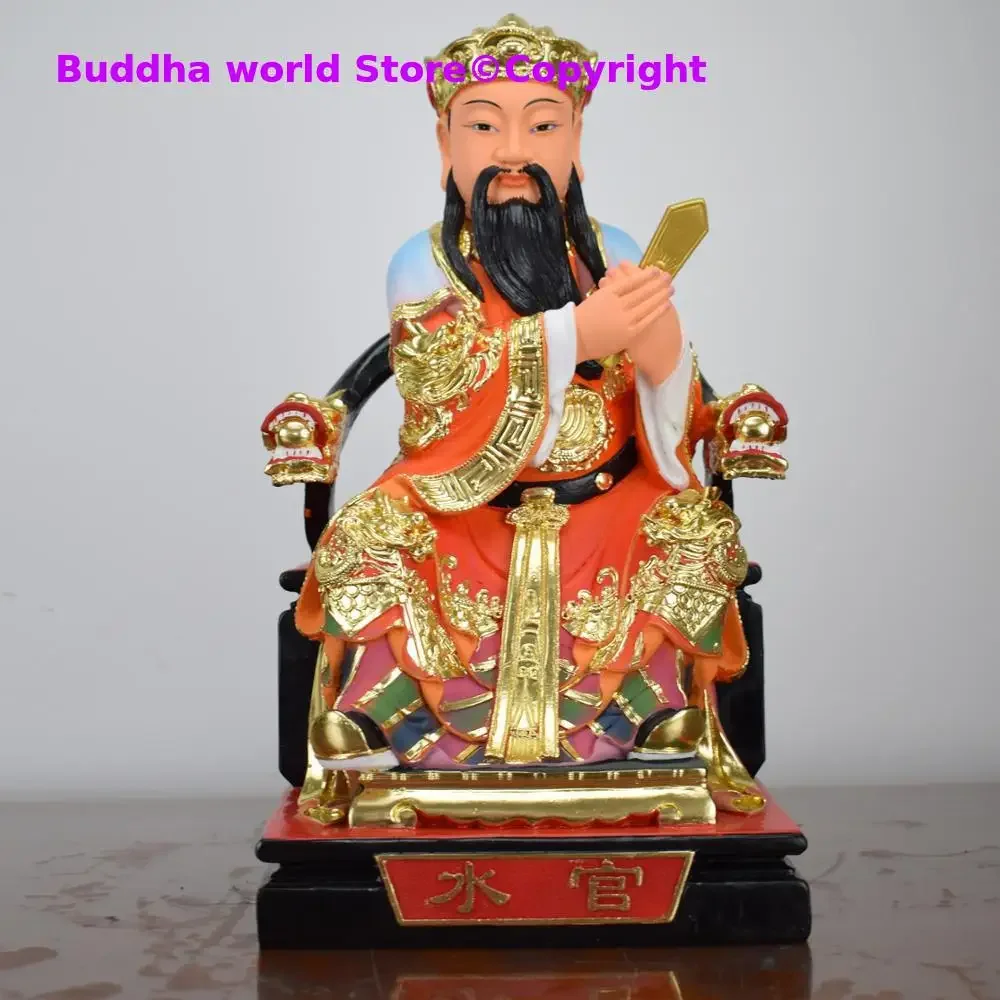 3PCS Buddhism Taoism figure SAN GUAN DADI TIAN GUAN DI GUAN SHUI GUAN Asia family protection HOME Prosperous FENG SHUI statue