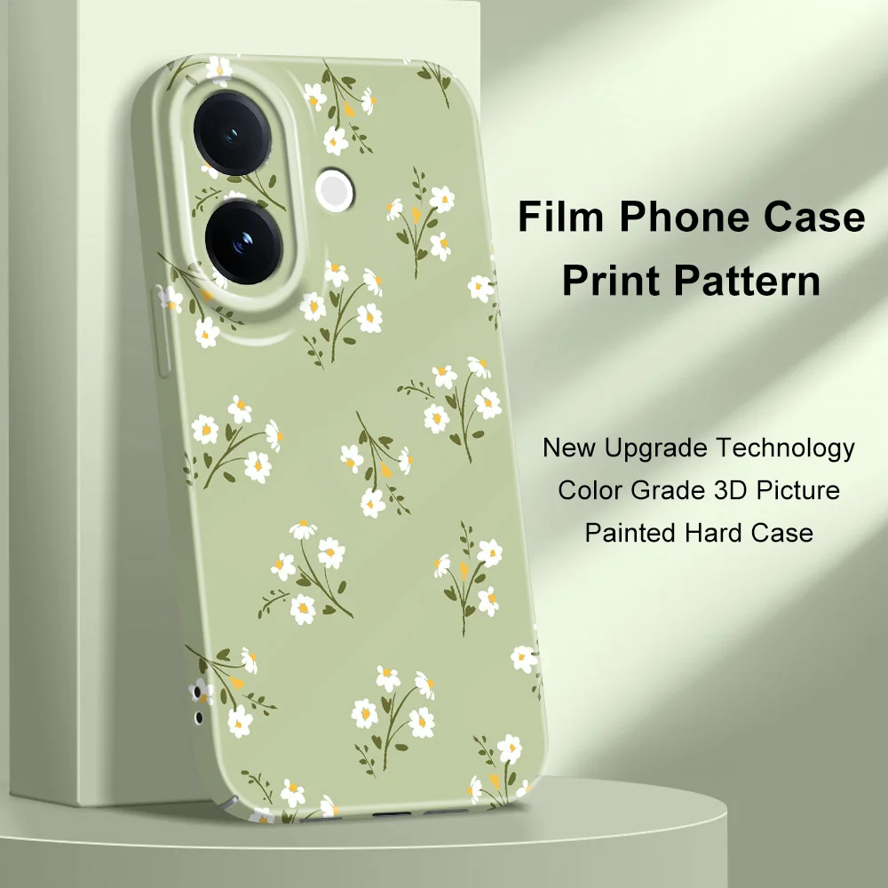 Star Flower Phone Case For VIVO V60 V50 V40 Lite V27 V25 V23 V23E V20 Pro 4G 5G Film Hard Cover view 3