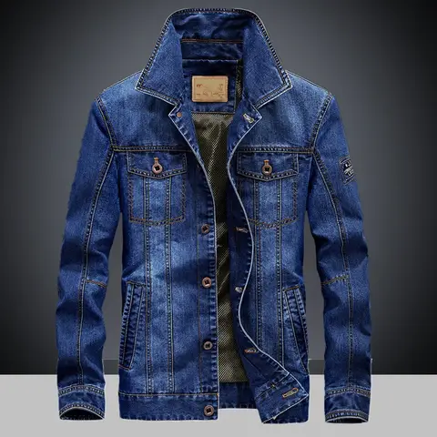 Spring Fashion Top Quality Brand Male Winter Denim Jacket Jeans Jacket Bomber Outwear Coats Plus Size 5XL Waterproof Men's