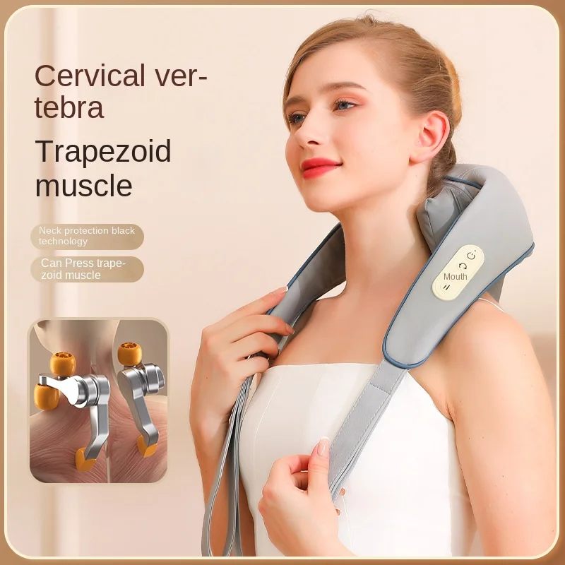 Kneading shoulder neck massager shoulder strap neck massage electric massager trapezius muscle massage shawl