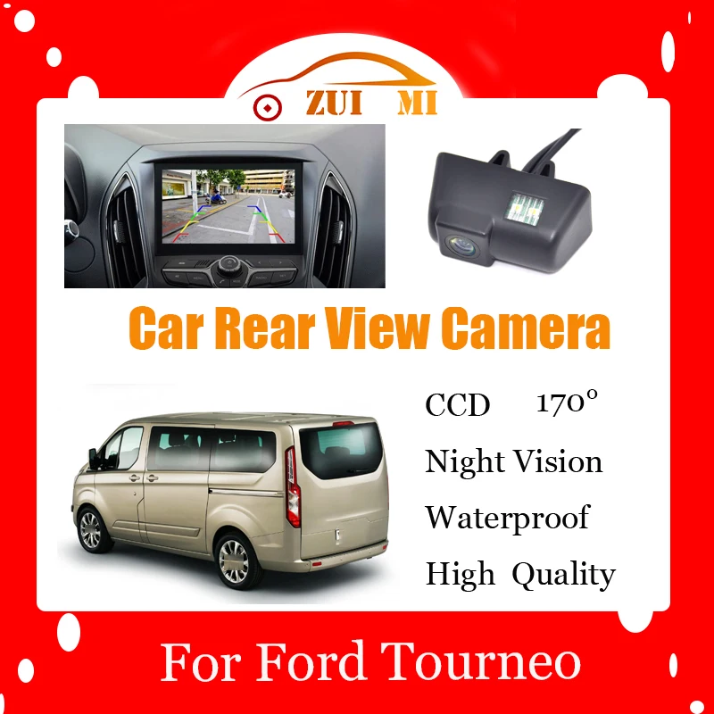 Car Reverse Rear View Camera For Ford Tourneo 2008~2014 Waterproof CCD Full HD Night Vision Backup Parking Camera