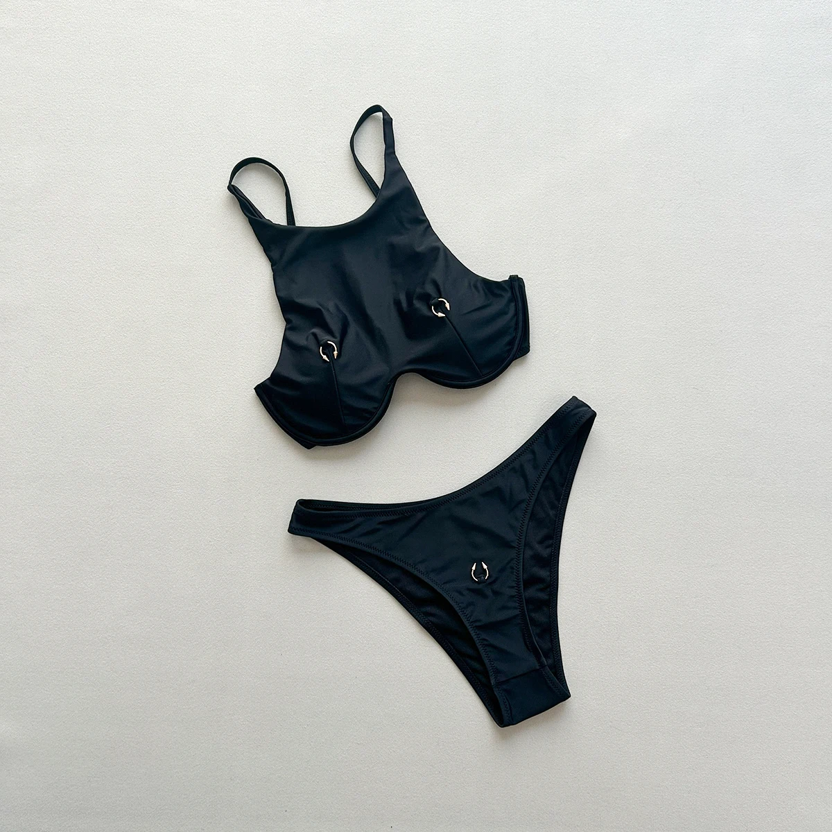 

Bikini Sexy European and American High-Waist Bikini Set Women's Swimsuit for Cross-Border Trade
