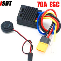 Brushed Motor ESC ISDT ESC70 WP 1080 70A Waterproof 2-3S Phone Control Electronic Speed Controller for RC Car 1:10 1:8