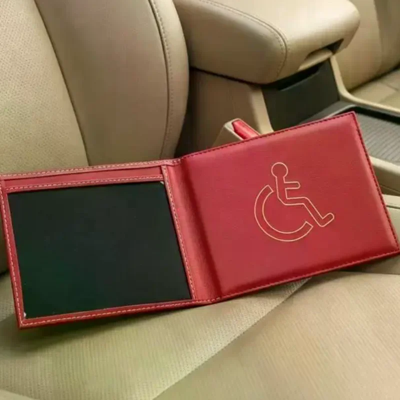 Handicapped Wallet Identity Badge Certificate Protection Cover Disabled Blue Badge Holder Document Safe Parking Permit Display