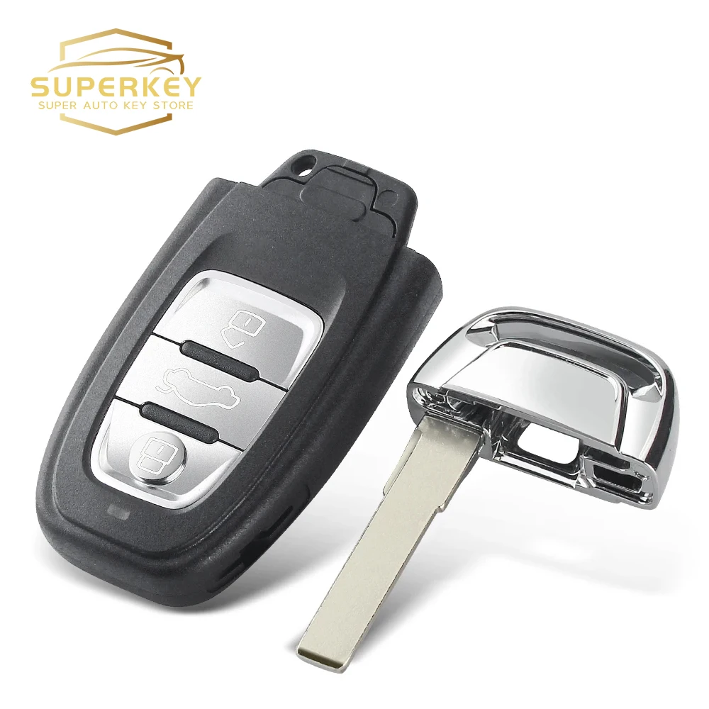 SUPERKEY Car Remote Control Key For Audi A4 A4L A5 Q5 8T0959754C 315MHz 8T0959754F 433MHz 8T0959754D 868MHz PCF7945AC Card