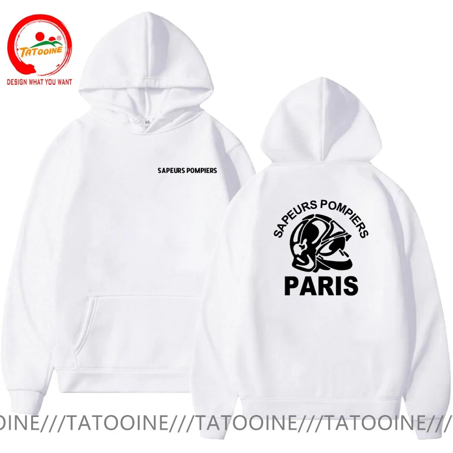 Camiseta masculina da brigada 2 dos bombeiros de Paris, França, com design moderno e estiloso, ideal para o dia a dia.