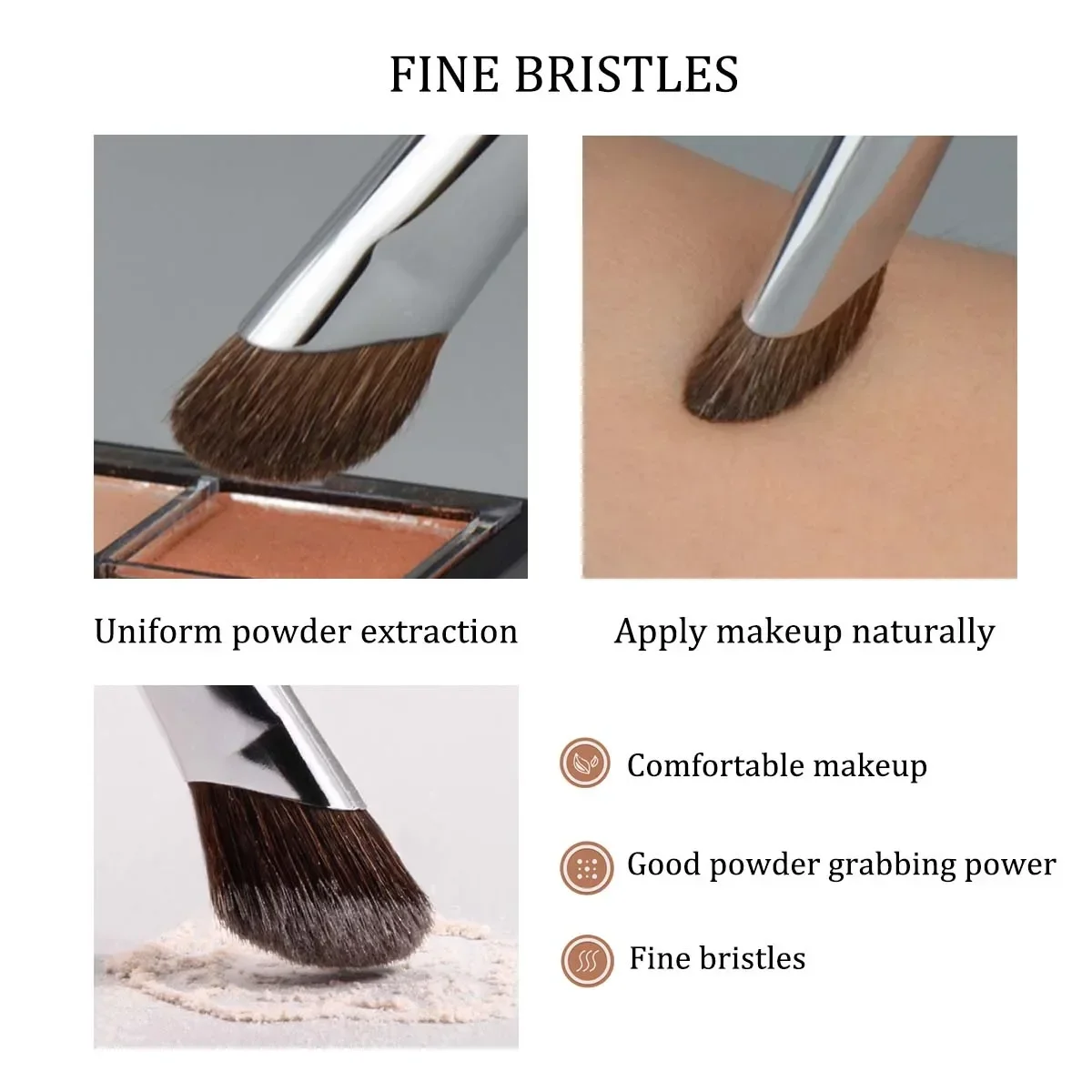 3D Neusschaduwborstel Gezichtscontour Make-upborstel Zachte kop blush Hoogtepunt Koreaanse cosmetica vrouwelijke gezichtsschoonheidstools