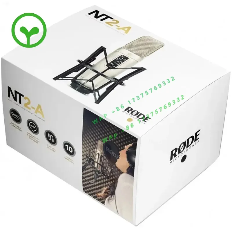 B t Quality  NT2-A Large-Diaphragm Multipattern Condenser Microphone Ready to Ship