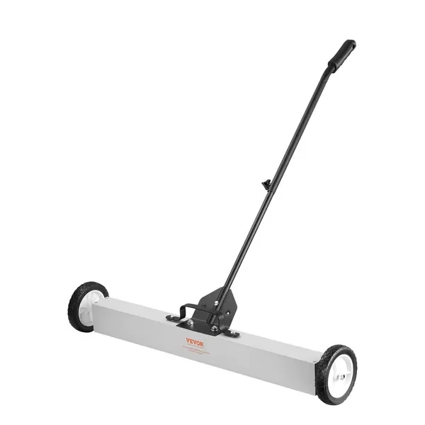 

55Lbs Rolling Magnetic Sweeper with Wheels,Push-Type Magnetic Pick Up Sweeper, 36-inch Large Magnet Pickup Lawn Sweeper with