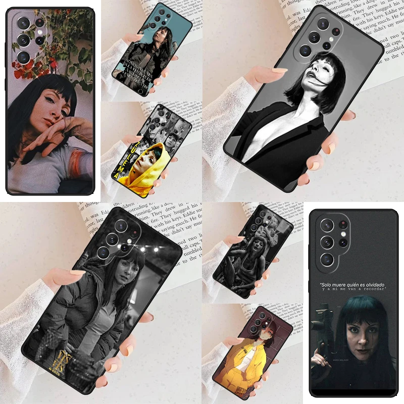 Najwa Nimri Zulema Zahir Phone Case For Samsung Galaxy S24 S23 S22 S21 Ultra S10 Note 10 Pro S20 Plus FE S9 S8 Cover