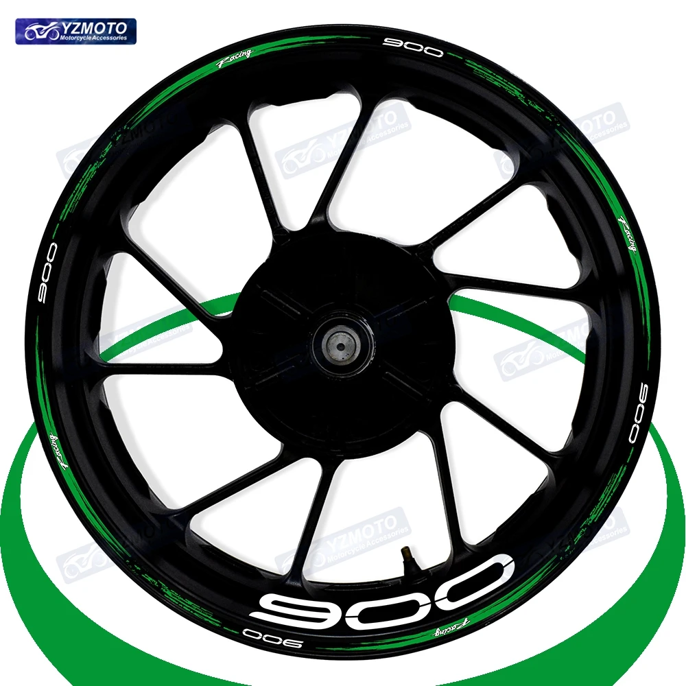 

For Z900 Motorcycle Accessories Decoration Racing Reflective 17 Inch Wheel Sticker Rim Stripe Tape Hub Decal Waterproof Stickers
