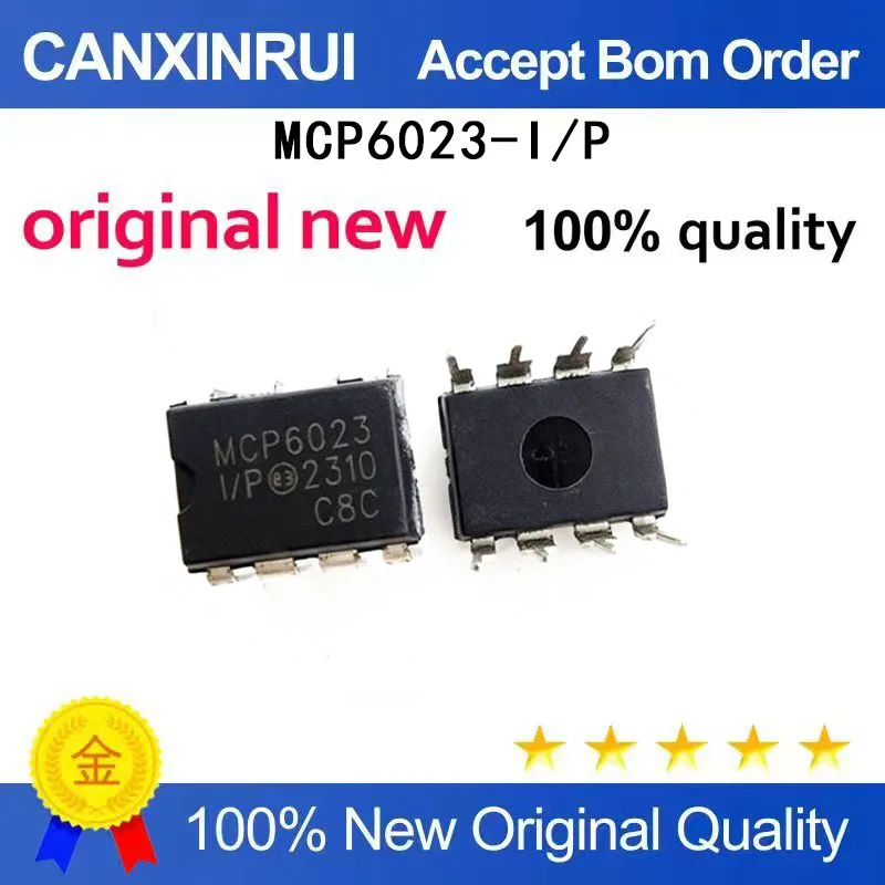 (5-100 Pieces) Brand new original MCP6023-I/P DIP-8 operational amplifier spot chip IC
