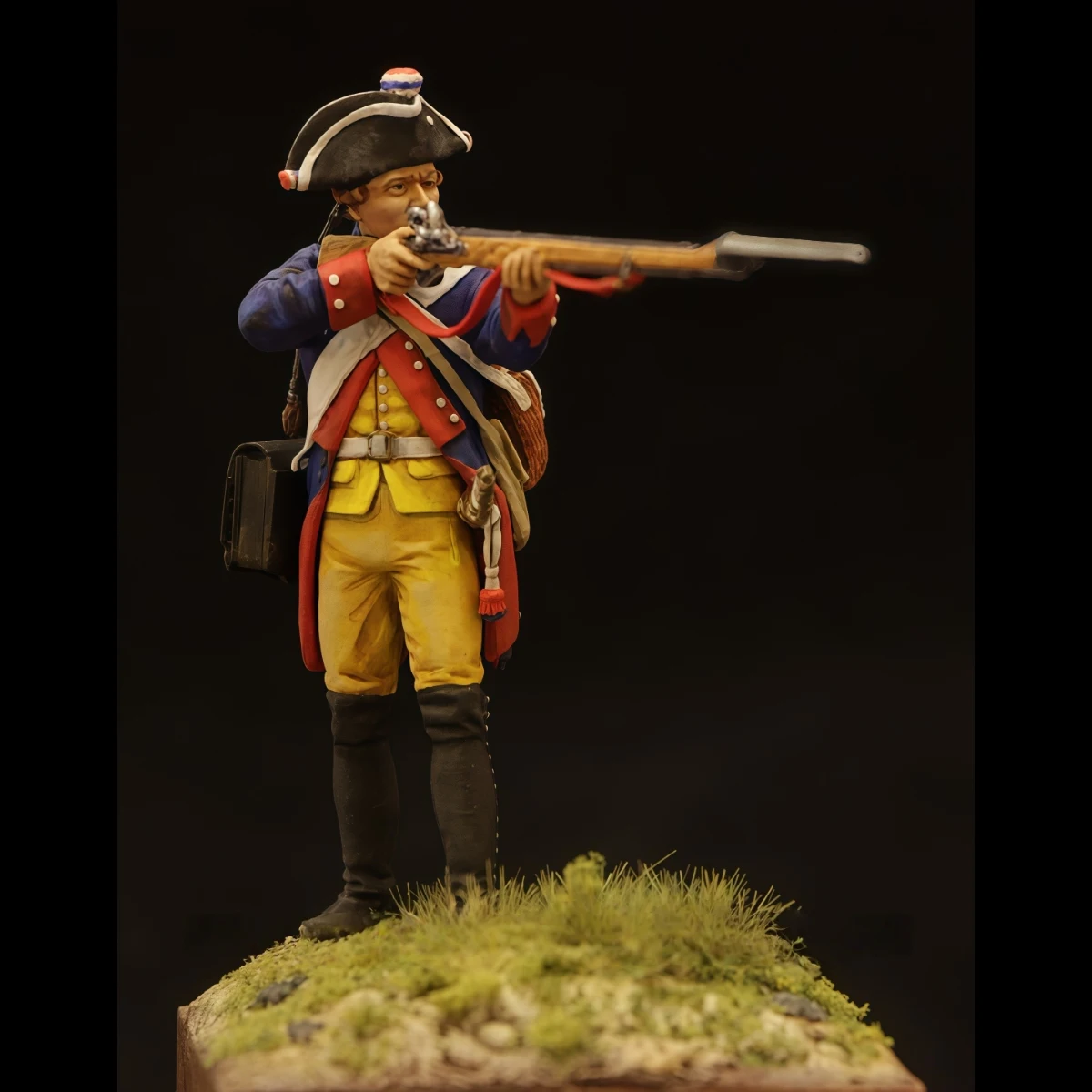 

54mm Resin Unpainted Model Kit, Military Theme, Prussian Infantry Regiment Musketeer Unassembled and Unpainted GK, BK818