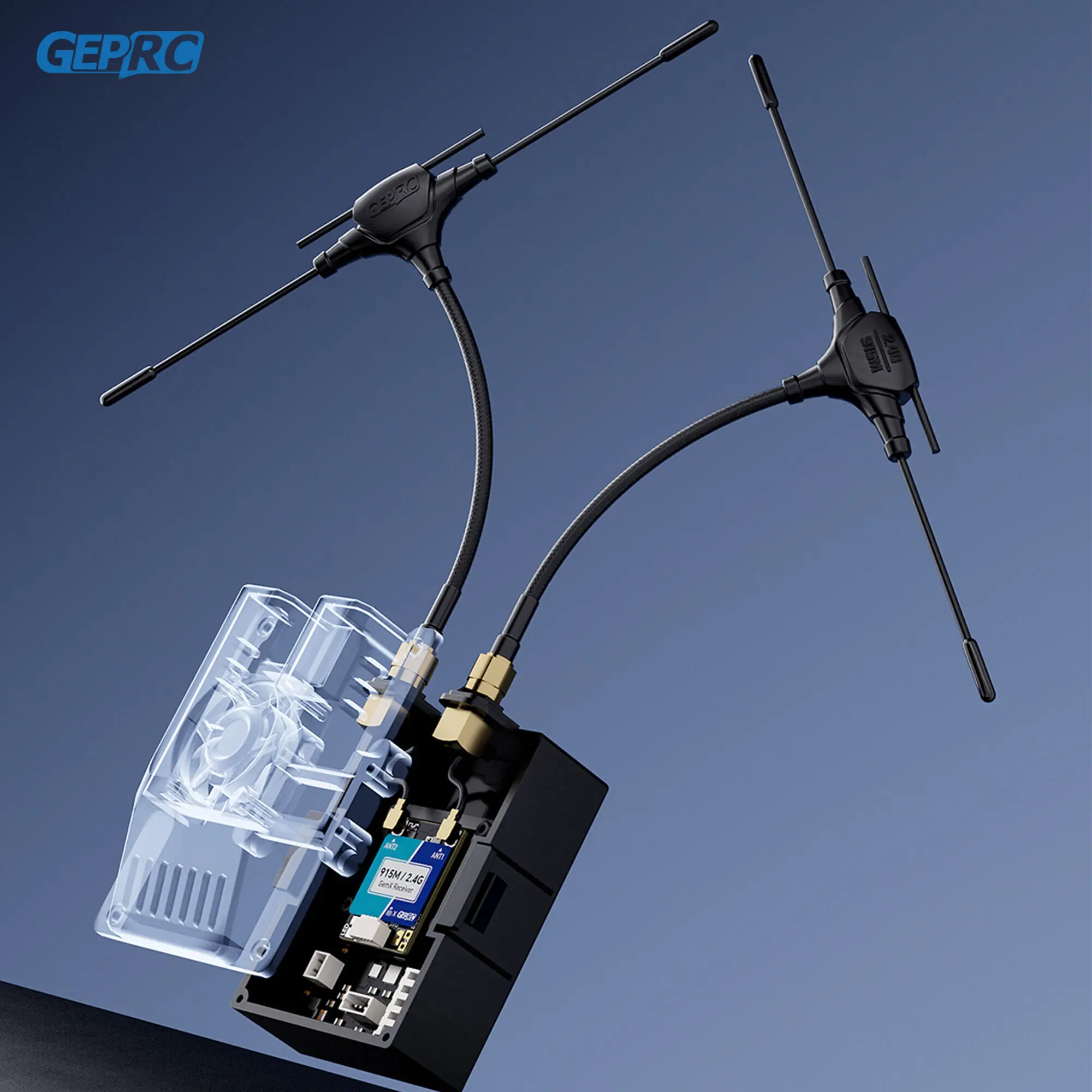 GEPRC ELRS 915M/2.4G Gemini Xrossband Receiver TX Module Dual-RF Chip 1000Hz DIY FPV Quadcopter Longrange Freestyle Drone Parts