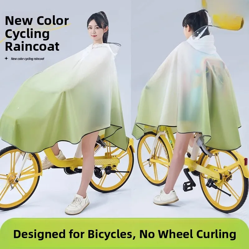 

Легкий велосипедный дождевик для школьников, подростков, мальчиков и девочек, специальное велосипедное пончо от дождя, легко надевается