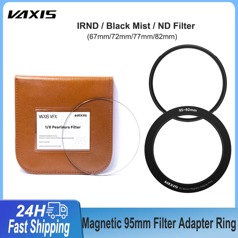 Vaxis VFX Magnetic 95mm Filter Adapter Ring 0.3/0.6/0.9/1.2 IRND Filter Magnetic black mist filter for DSLR Mirrorless camera