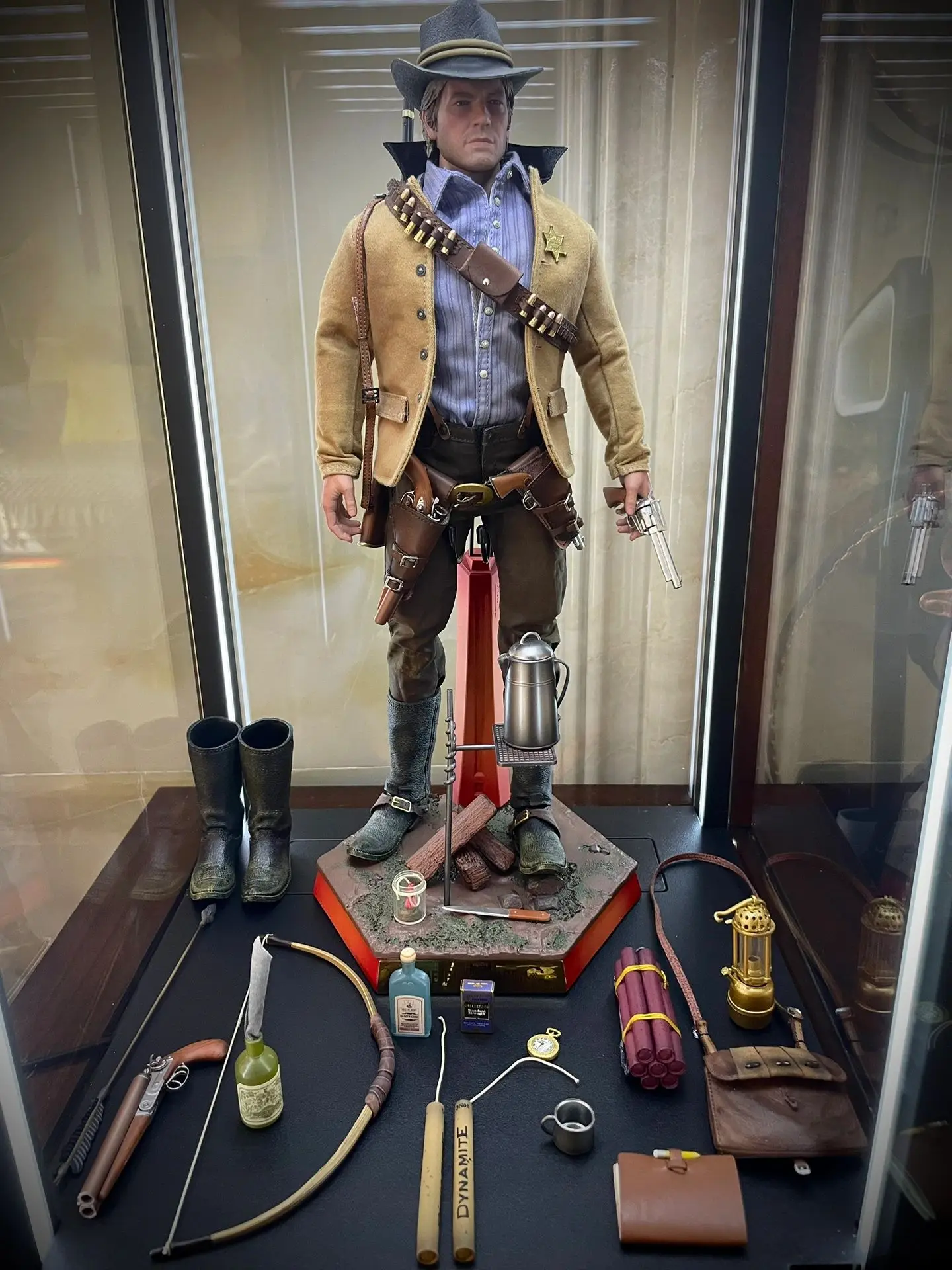 In Stock LIMTOYS LIM008 1/6 Scale Collectible Western Cowboy Arthur Morgan Model 12\'\' Male Soldier Action Figure with 2 Head