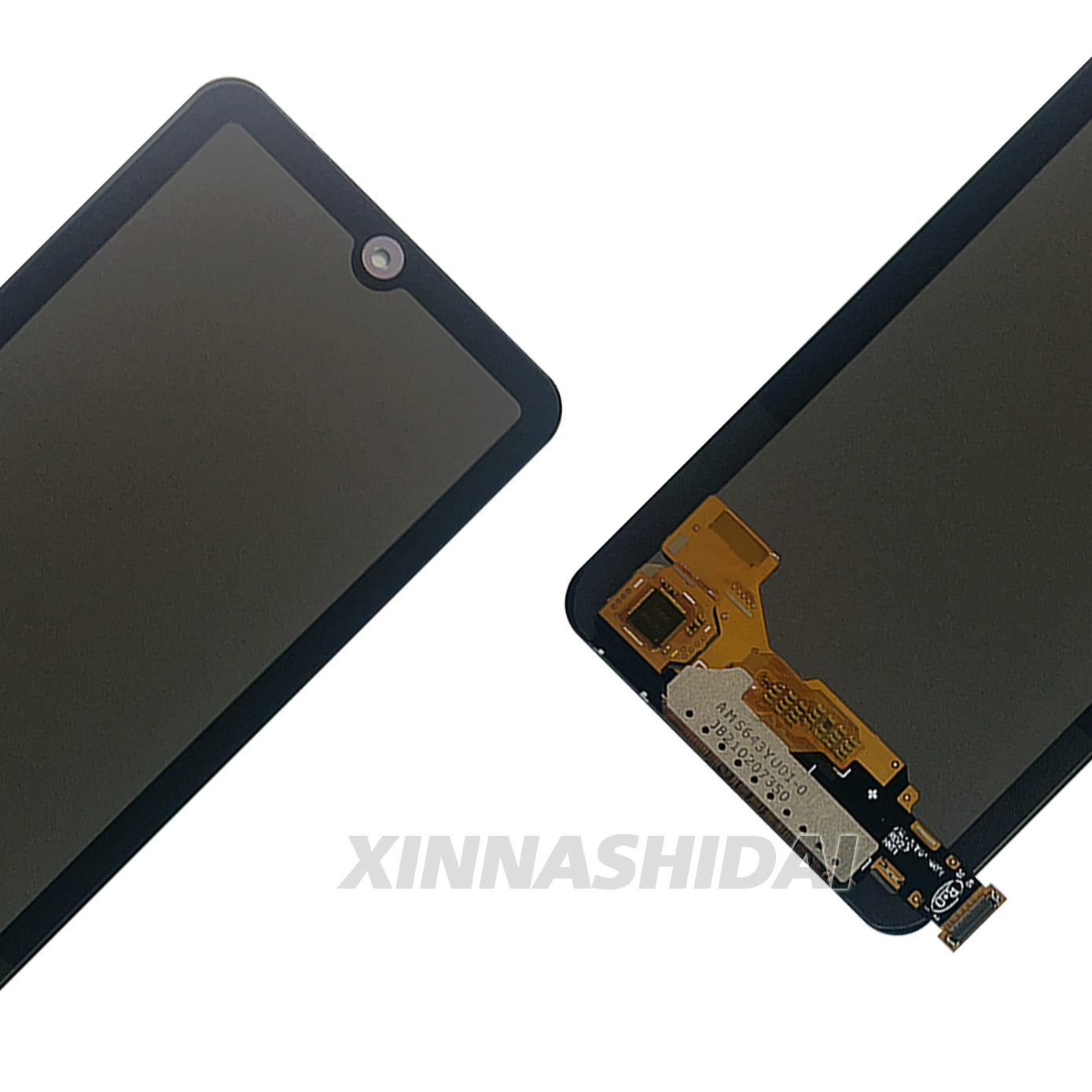 6.43'' OLED Screen For Xiaomi Redmi Note 12S 2303CRA44A LCD Touch Screen With Frame and Battery Cover Digitizer Replacement