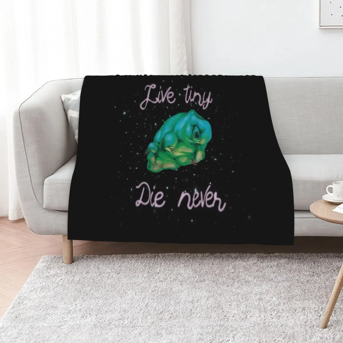 Tough Tardigrade Throw Blanket Hair Sofa Throw Shaggy For Sofa Thin For Baby Furrys Blankets