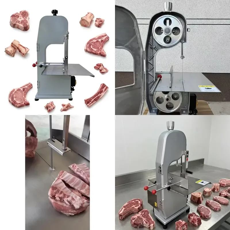 for Stainless Steel Commercial Bone Cutter for Frozen Bones Beef Ribs Butcher Shop Restaurant Small Meat Processing Plant