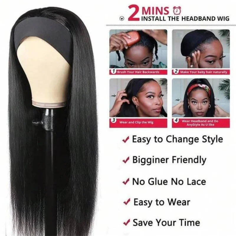 Thumbnail 4 - #66 Best Human Hair Headband Wigs to Buy In 2026