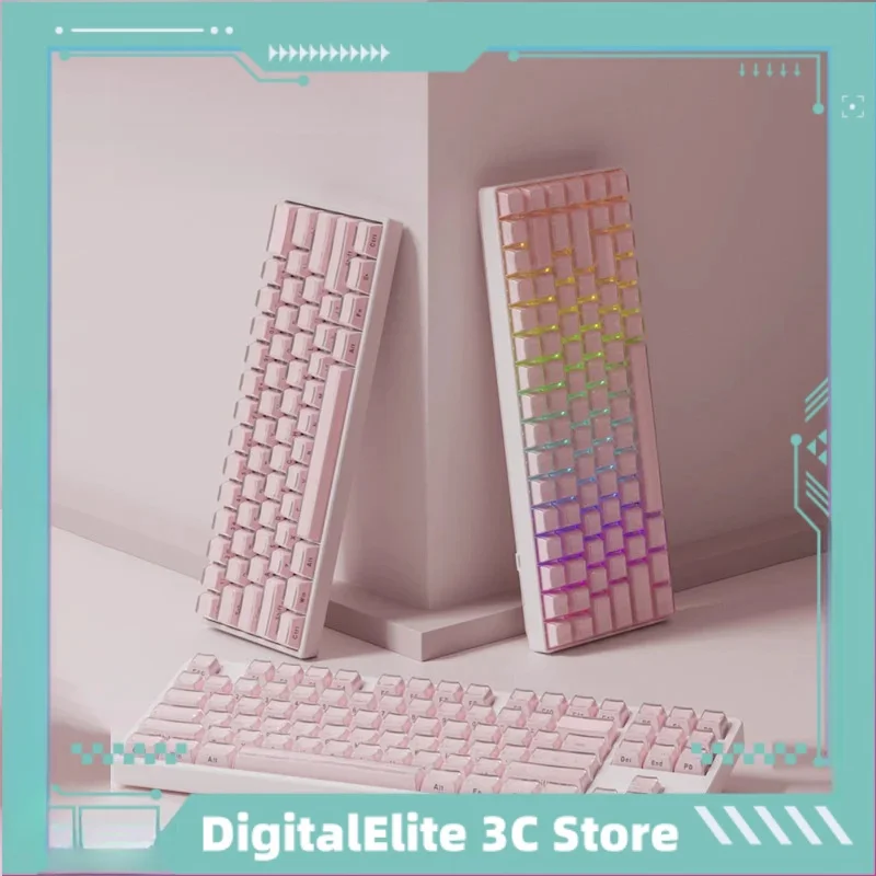 Imagem -01 - Teclado Xvx Crystal Jelly Series pc de Cores Lateral Carving 113 Key Array Material Abs Teclado Mecânico Keycaps Ergonômicos teclado xvx crystal jelly series pc de cores lateral carving 113 key array material abs teclado mecanico keycaps ergonomicos 01