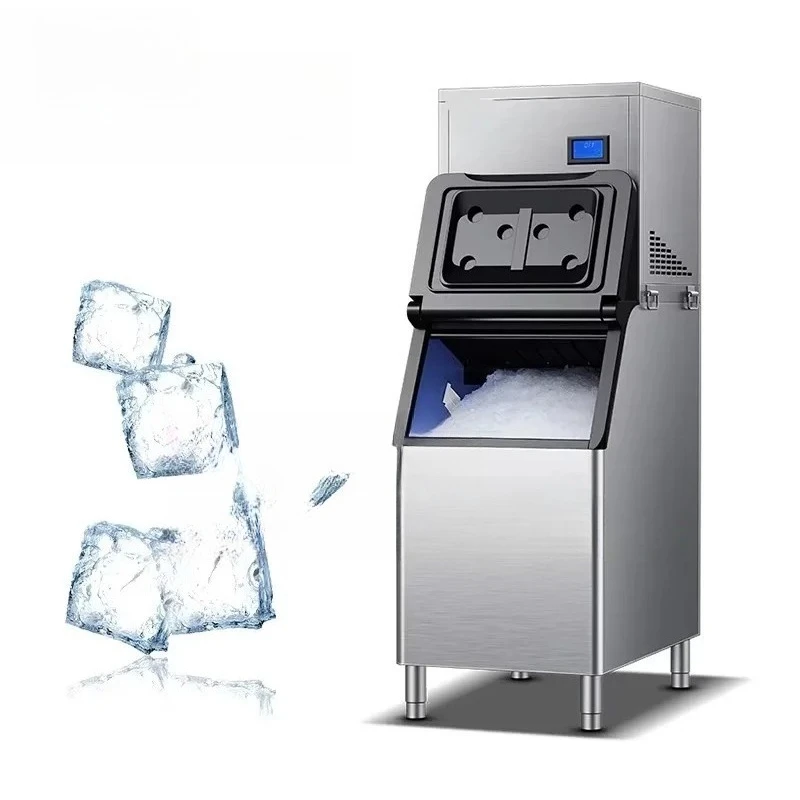 Commercial Ice Maker Energy Saving Silent Running Auto Defrost Smart Temp Control Large Storage for Hotel Restaurant
