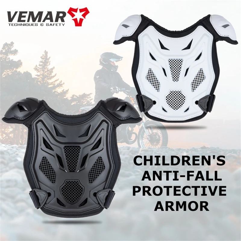 Children Armor All Season Motocross Vest Body Protection DH Dirt Bike MTB MX Chest Back Protector Motorcycle Equipment for Kids