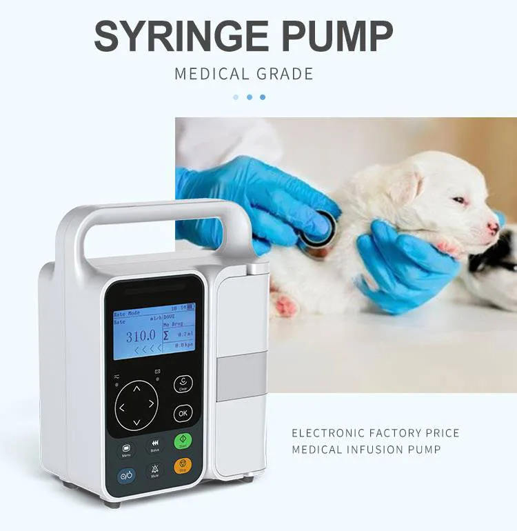 Yonker Automatic portable veterinary injector syringe vet veterinary infusion pump animal medical equipment for pet use