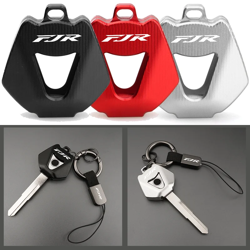 Fit-For-YAMAHA-FJR1300-FJR-1300-1300CC-Motorcycle-Accessories-CNC-Aluminum-Key-Case-Cover-Shell-KeyRing-Keychain