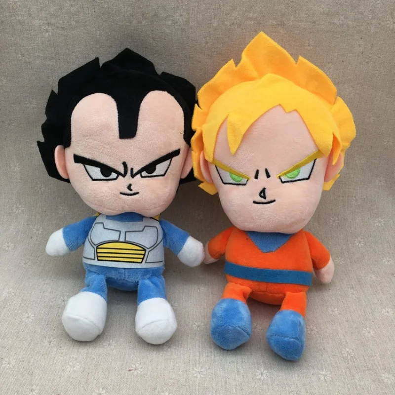 20cm Anime Dragon Ball Z Plush Toy Saiyan Guko Piccolo Vegeta Majin Buu Gohan Cartoon Figures Dolls Kids Christmas Gifts Toys