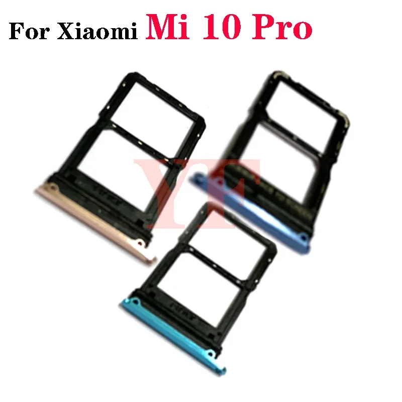 Sim Tray Holder For Xiaomi 10 Mi 10 Pro 10S Mi 10  Lite 10 ultra SIM Card Tray Slot Holder Adapter Socket