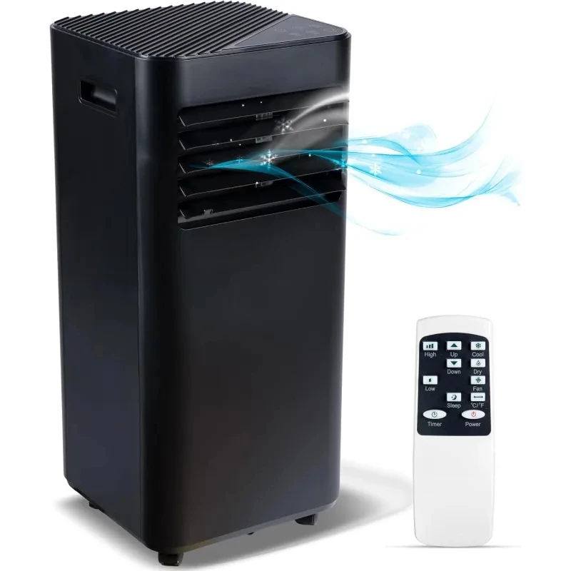 Portable Air Conditioner-Compact Home A/C Cooling Unit with Built-in Dehumidifier & Fan Modes, Includes Window Mount Kit