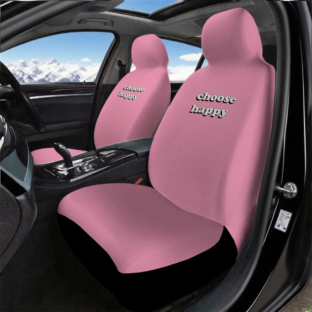 - Front Row Car Seat Covers - [ Stylish Minimalist Design Printed Version] Compatible With Most Vehicle Models, Easy To Maintain