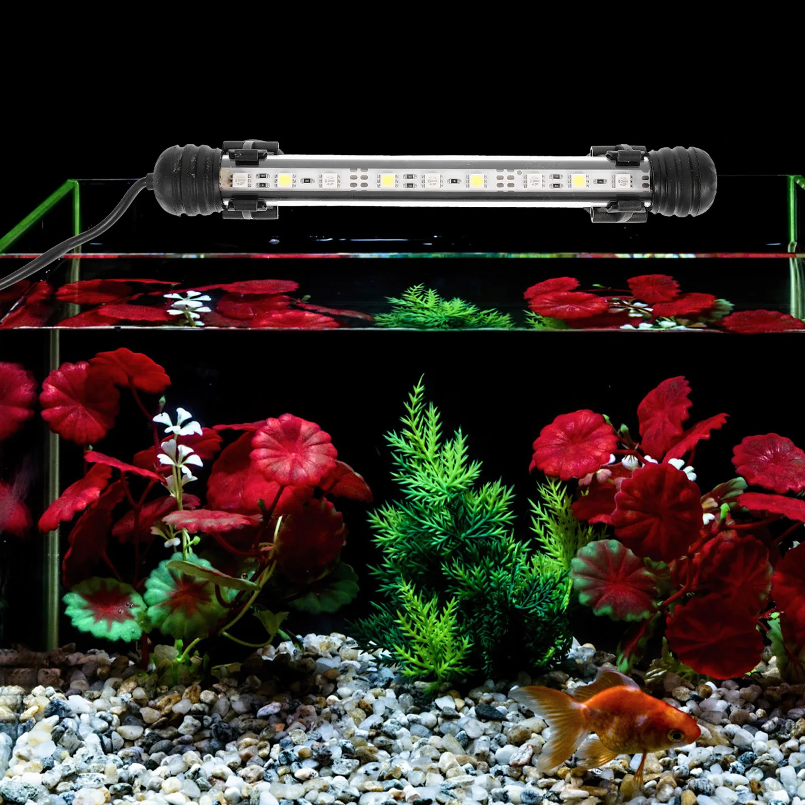 

LED Aquarium Light USB Aquatic Lighting Waterproof Lamp Eu Plug White Saving Fish Tank Lamp Aquarium Light