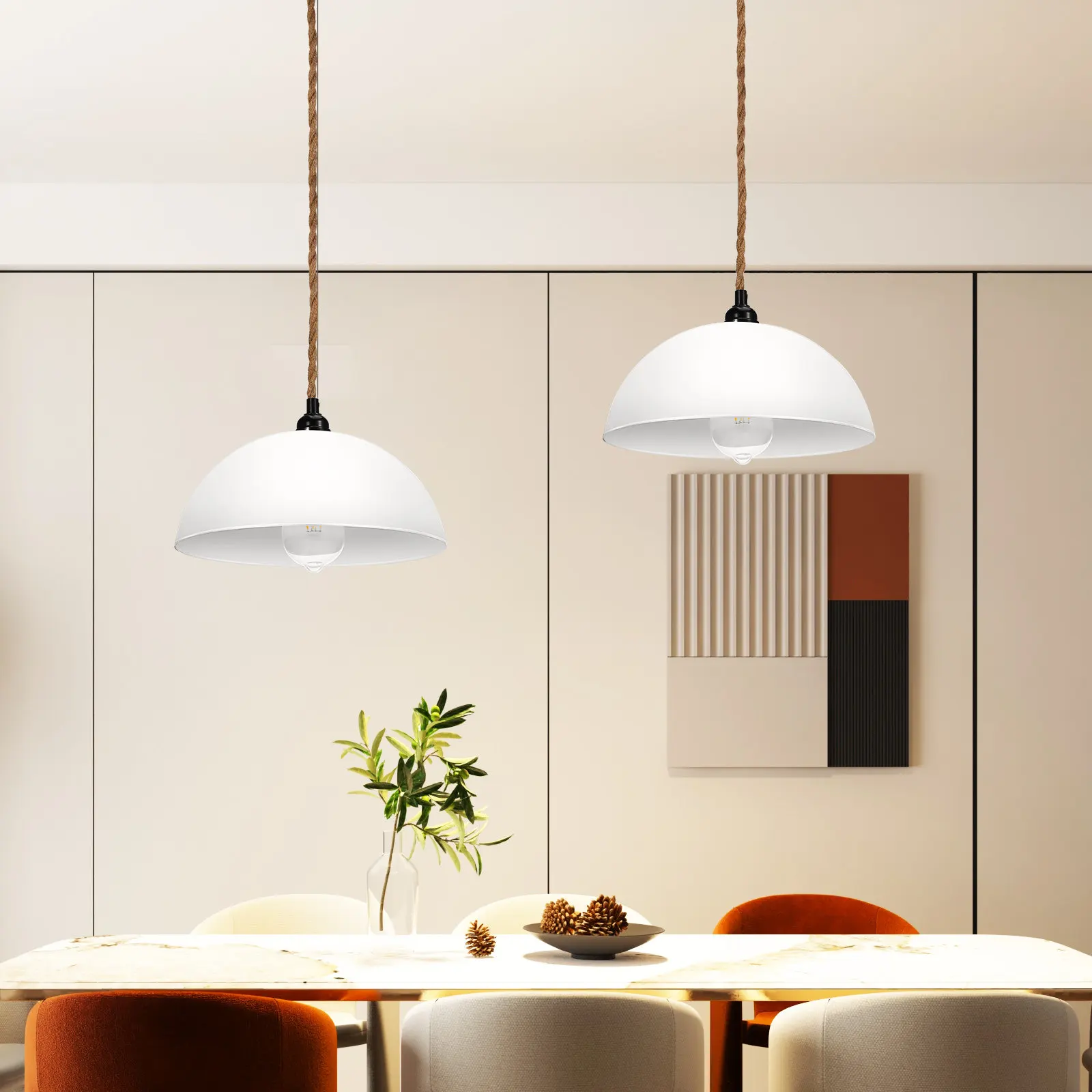 

Plastic Lamp Shade for Ceiling Wall Floor Hanging Lamps Dome Design Light Cover Decorative Replacement Lampshade
