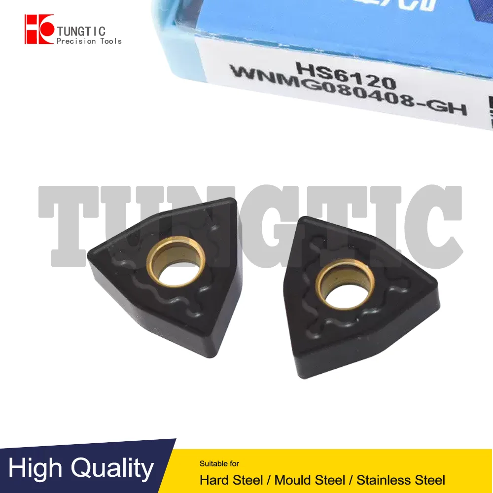 WNMG080408-GH WNMG080412-GH HS6120 CNC Machining Metal General Turning Tools Carbide Lathe Inserts