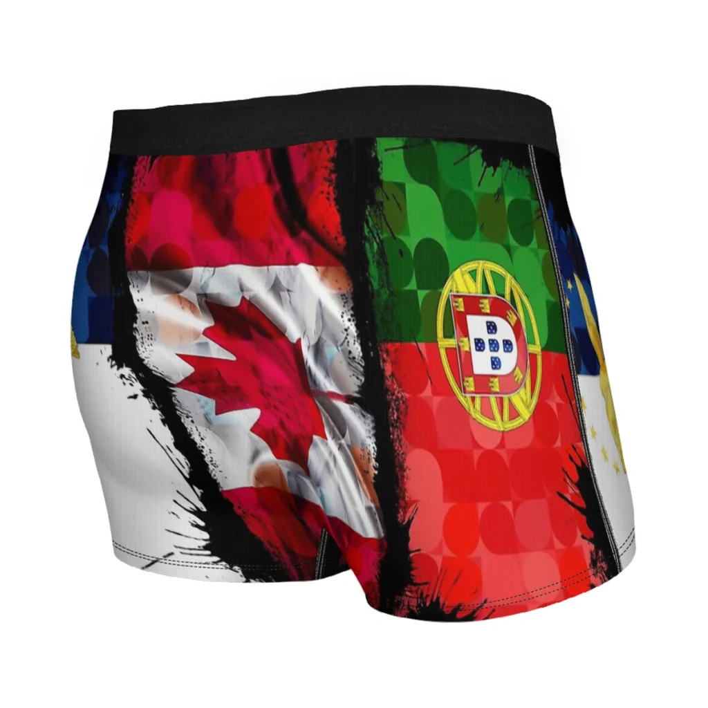 Portuguese Canada  Beautiful Country Underpants Cotton Panties Man Underwear Sexy Shorts Boxer Briefs