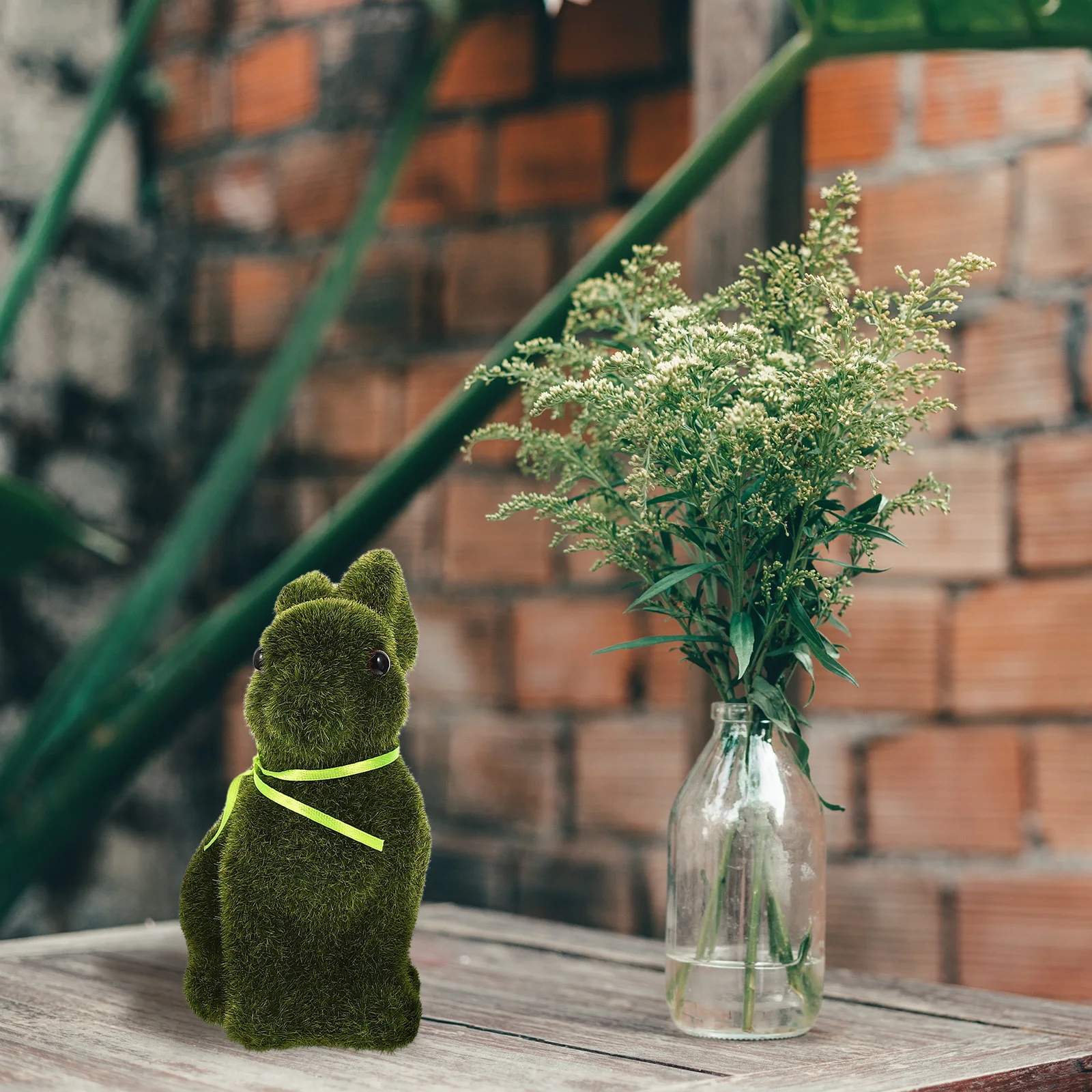 

3Pcs Easter Bunny Moss Decoration Simulation Rabbit Garden Ornament Miniature Outdoor Patio Lawn Decor Moss Decor