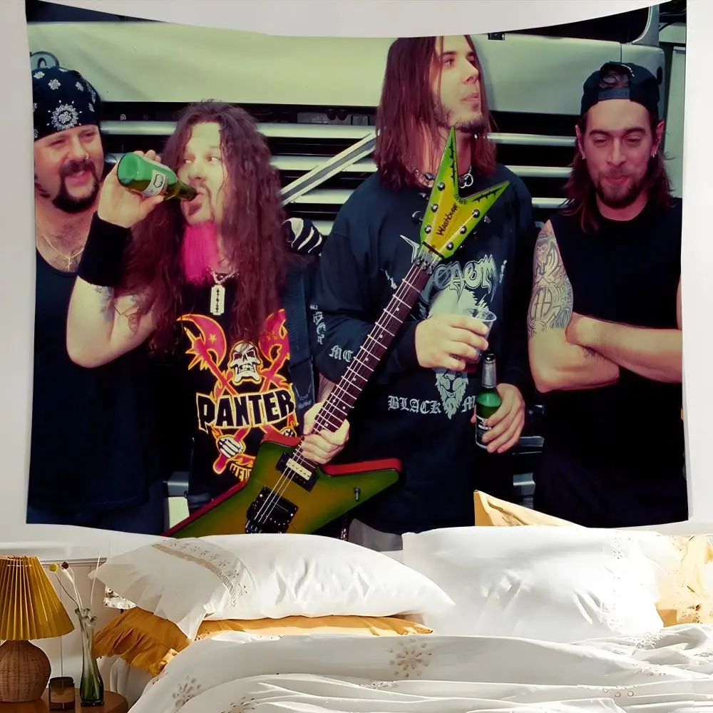 Tapiz P-Pantera-A, tapiz de pared, decoración colgante, arte multiusos para el hogar, para sala de estar, dormitorio, dormitorio