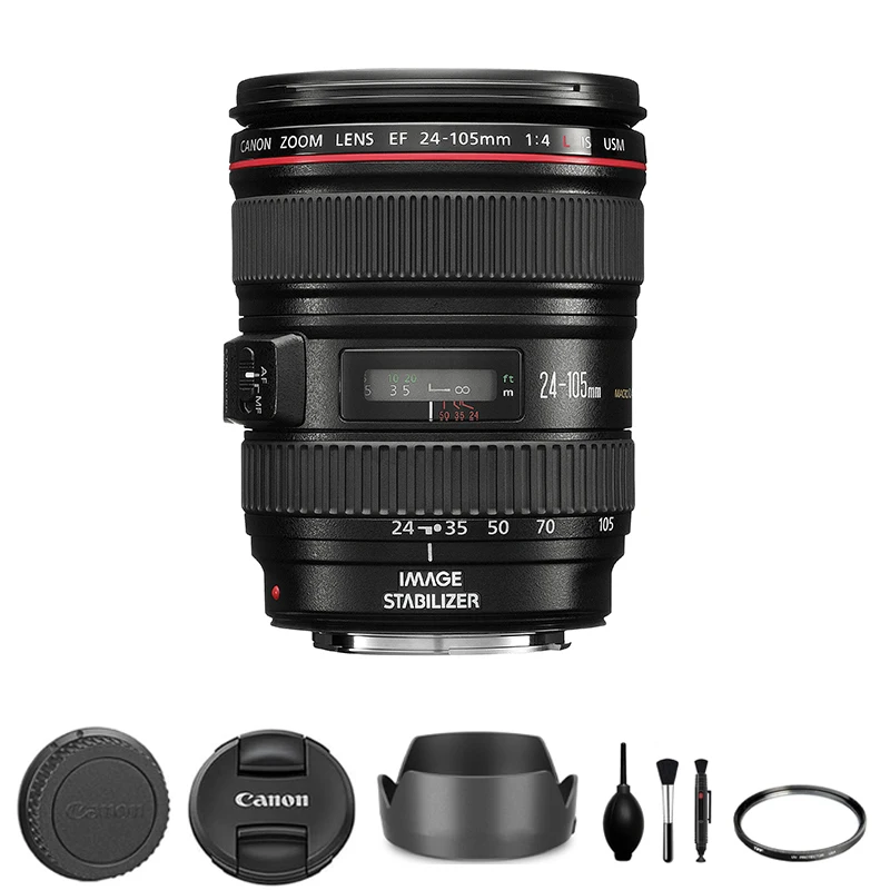 Canon EF 24-105mm f/4L IS USM Zoom Lens - White Box