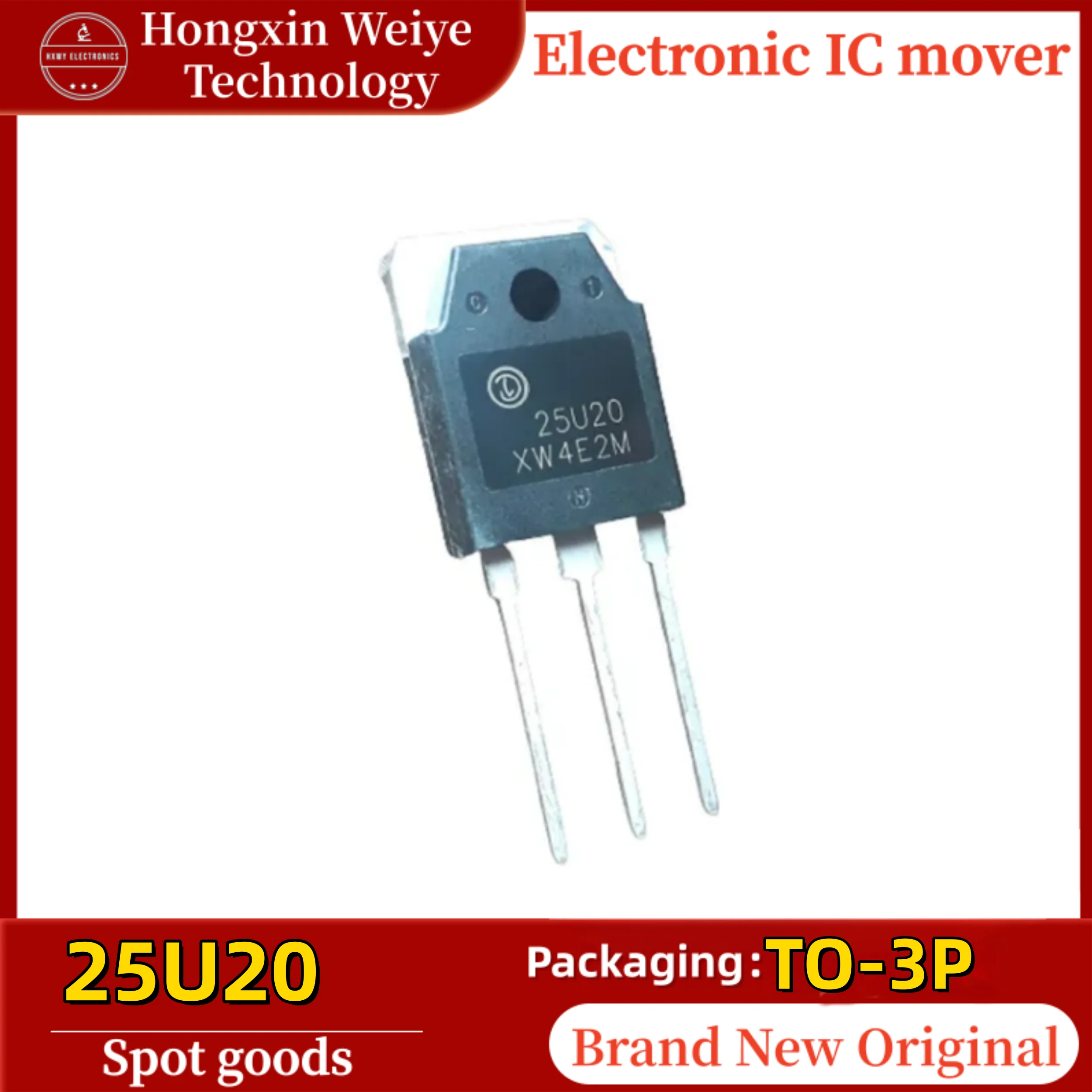 

(20/50 pieces) 25U20 TO-3P 200V 25A Fast Recovery Rectifier Diode for Inverter Welding Machine 100% Original In Stock Fast Shipp