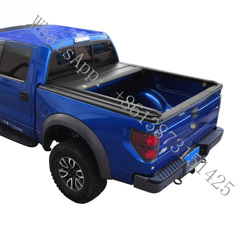 

Suitable Custom Pickup Truck Bed Aluminum Alloy Roll-up Tonneau Cover F150 F250 F350 Accessories