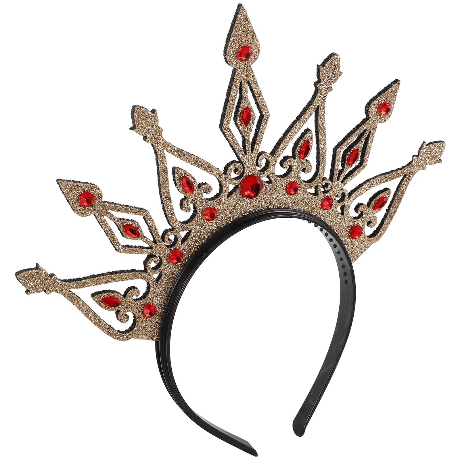 

Crown Headband Vintage Design Elegant Accessory Birthday Tiara Wedding Party Women Plastic Crowns Queen Girls Decor