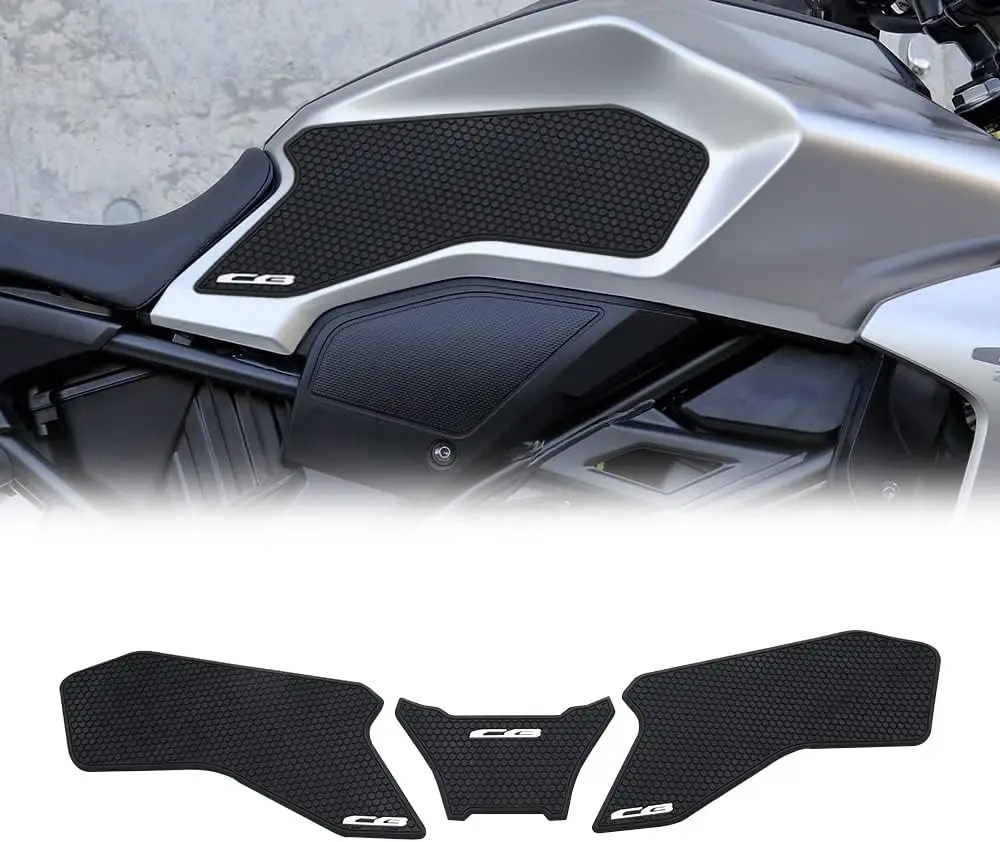 

Для CB250R CB300R 2018-2022 2023: Боковая накладка на топливный бак, защитная наклейка-декаль, противоскользящая накладка для коленей на бак